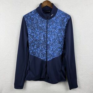KJUS Release Printed Golf Jacket Insulated front Blue Men’s Medium 50